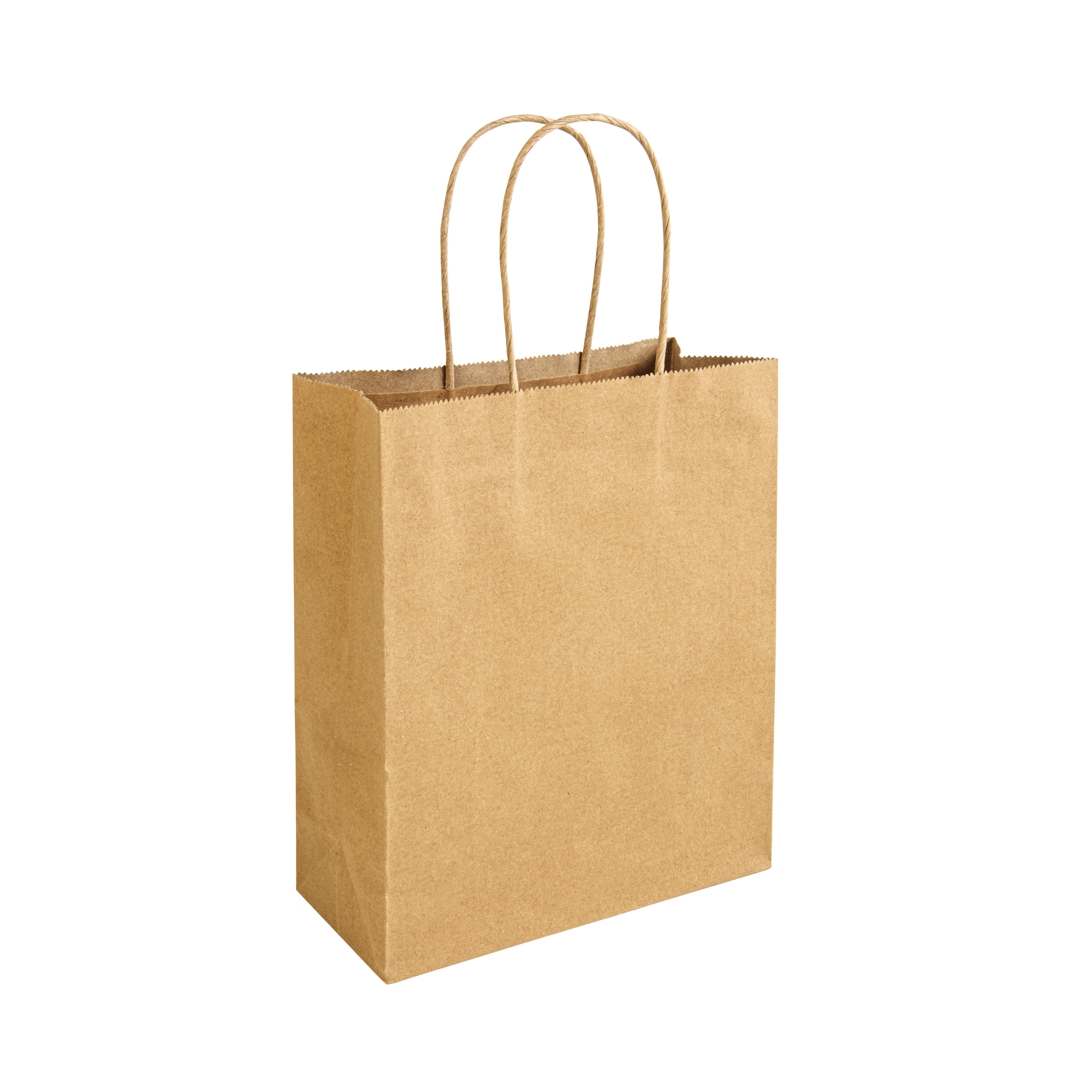 Shopper in carta riciclata 100 gr/m2 con soffietto - Handle - 23119