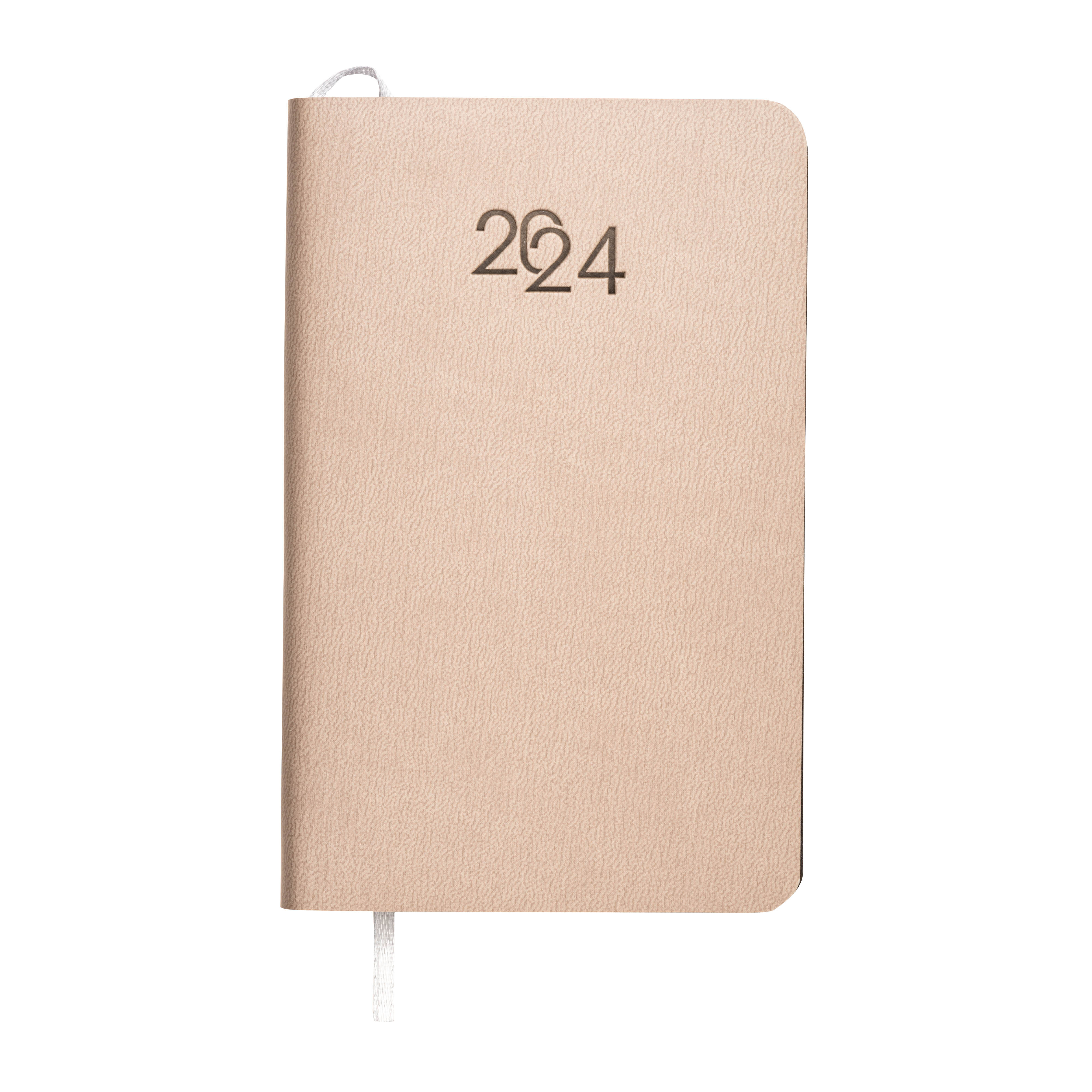 Agenda tascabile settimanale 2024 con copertina in PU flessibile - 24745