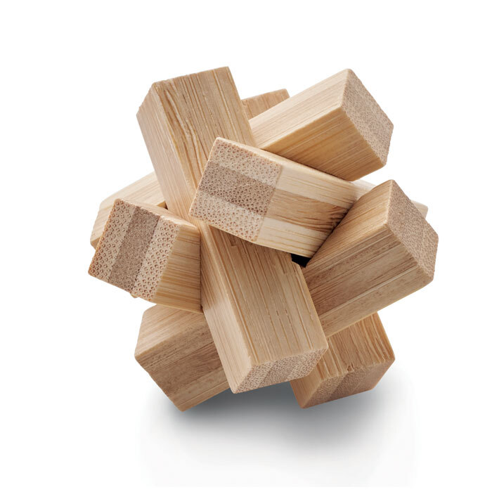CUBENATS. Puzzle rompicapo in bamb&ugrave; - MO6987