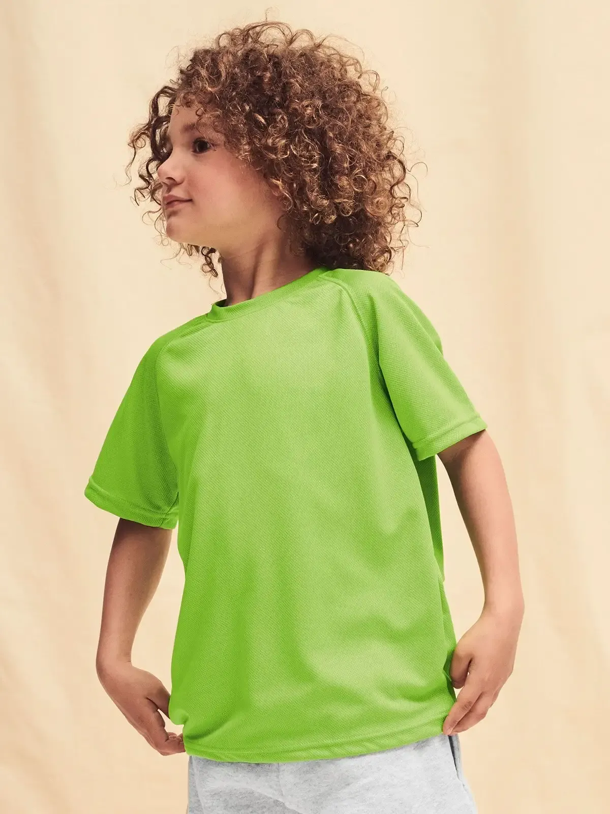 T shirt da bambino Performance T a maniche corte raglan - Fruit Of The Loom - FR610130