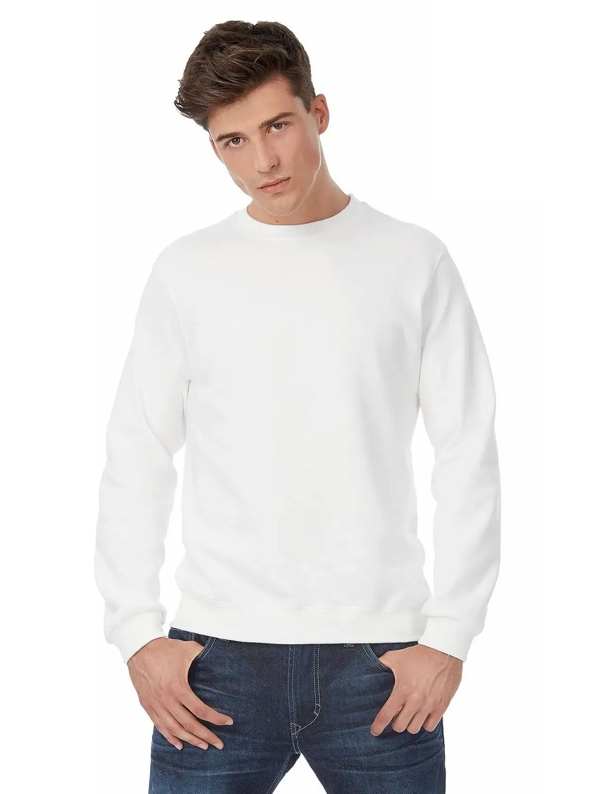 Felpa con maniche set-in e struttura con busto tubolare - B&C - BCID002