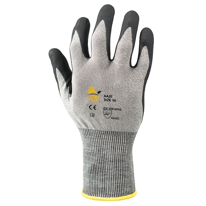 Guanto da lavoro antitaglio c 18g in nitrile  - Hdp - AA20