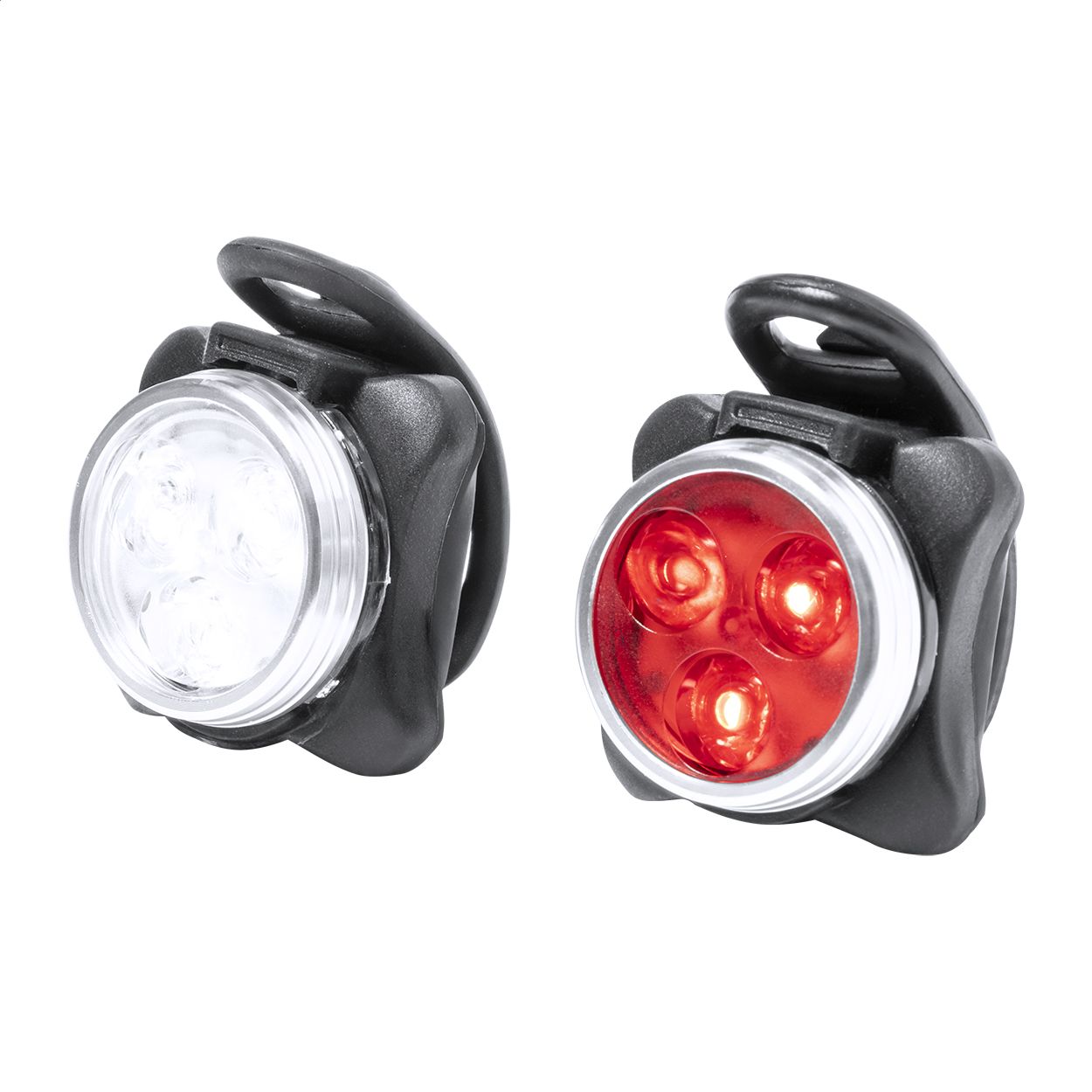 Bilux. set di luci ricaricabili per bicicletta - AP733553