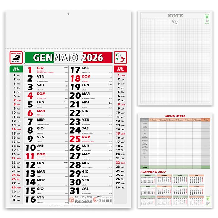 Calendario olandese Italy - PA432
