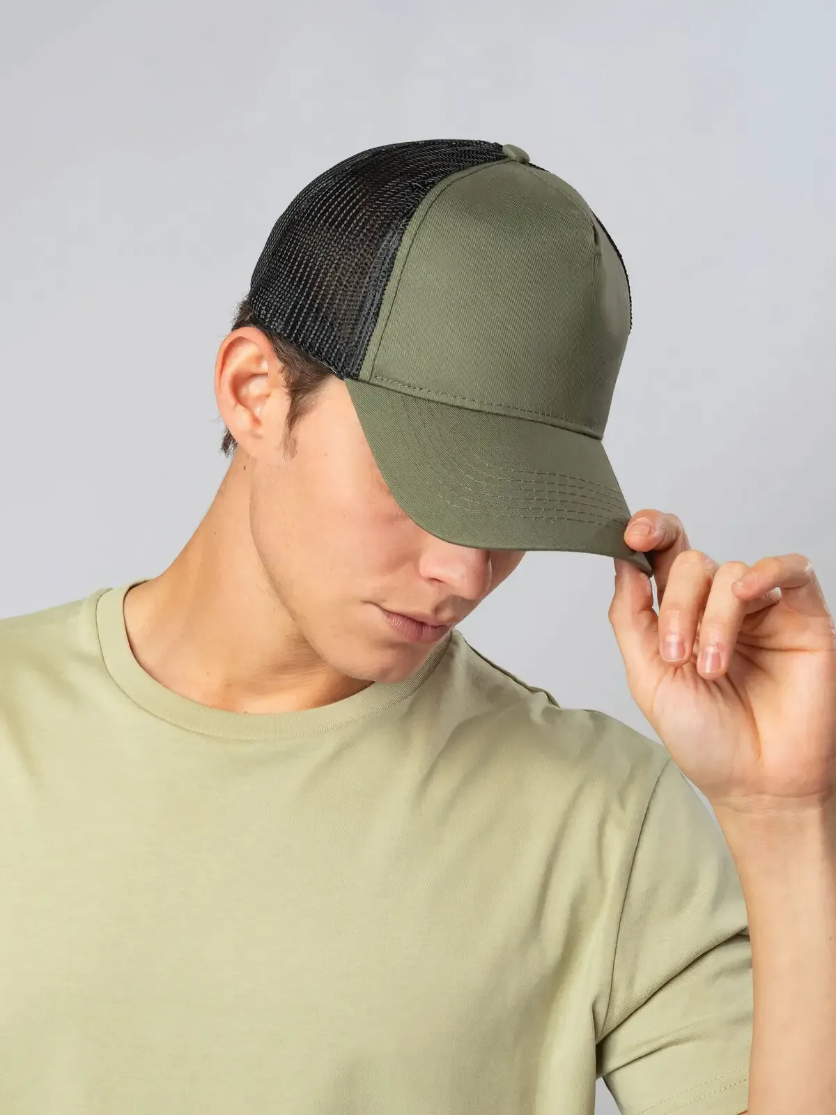 Cappellino trucker Drummer a 5 pannelli e mesh posteriore - Bs - BS611