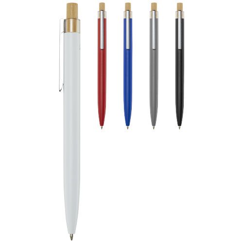 Penna a sfera in alluminio riciclato Nooshin (inchiostro nero) - 107879