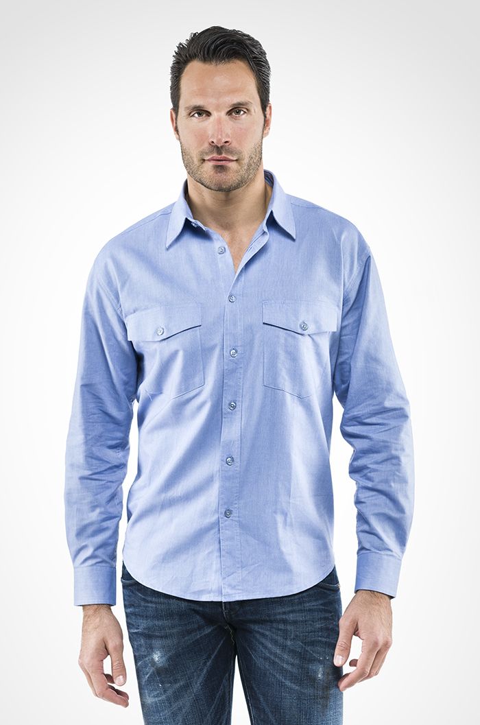 Camicia da lavoro Oxford a manica lunga  - Sottozero spring - 60100