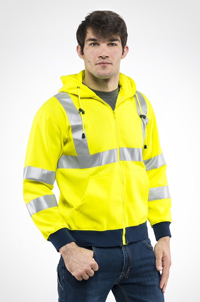 Felpa da lavoro Flash alta visibilità  - Sottozero - 7680