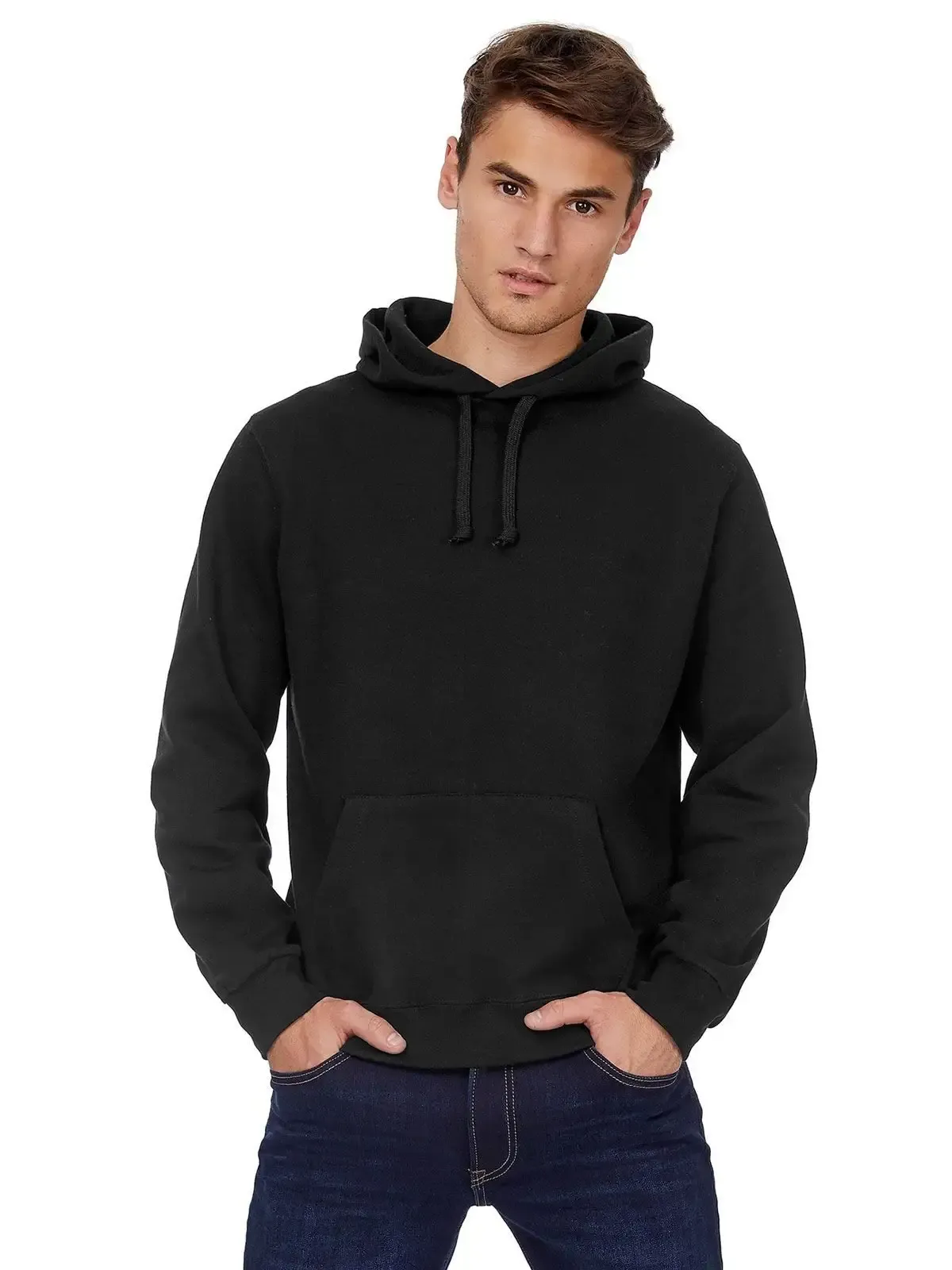 Felpa con maniche set-in e cappuccio foderato - B&C - BCID003