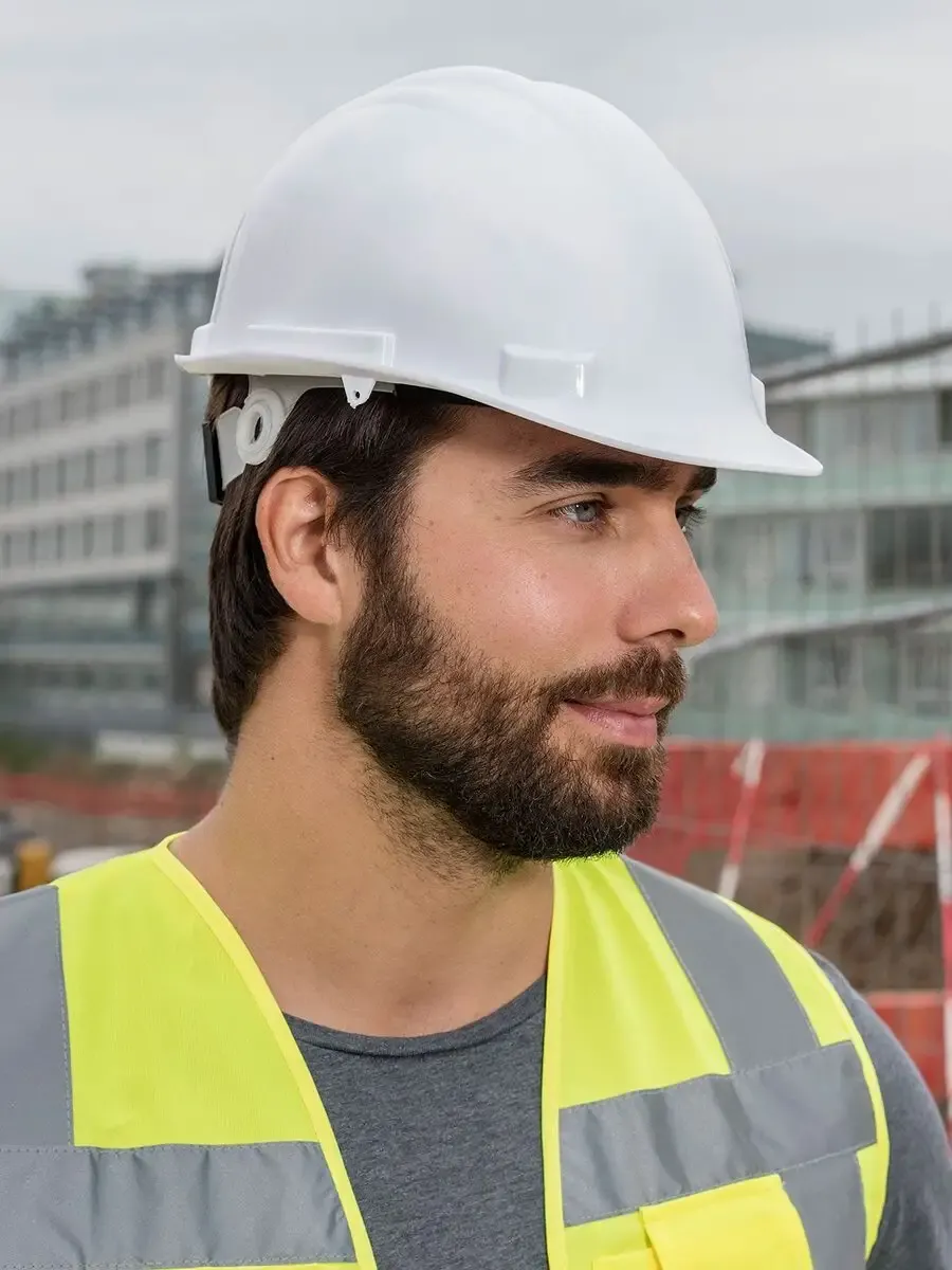 Casco da cantiere Premium con bardatura regolabile - Korntex - KXHELMET