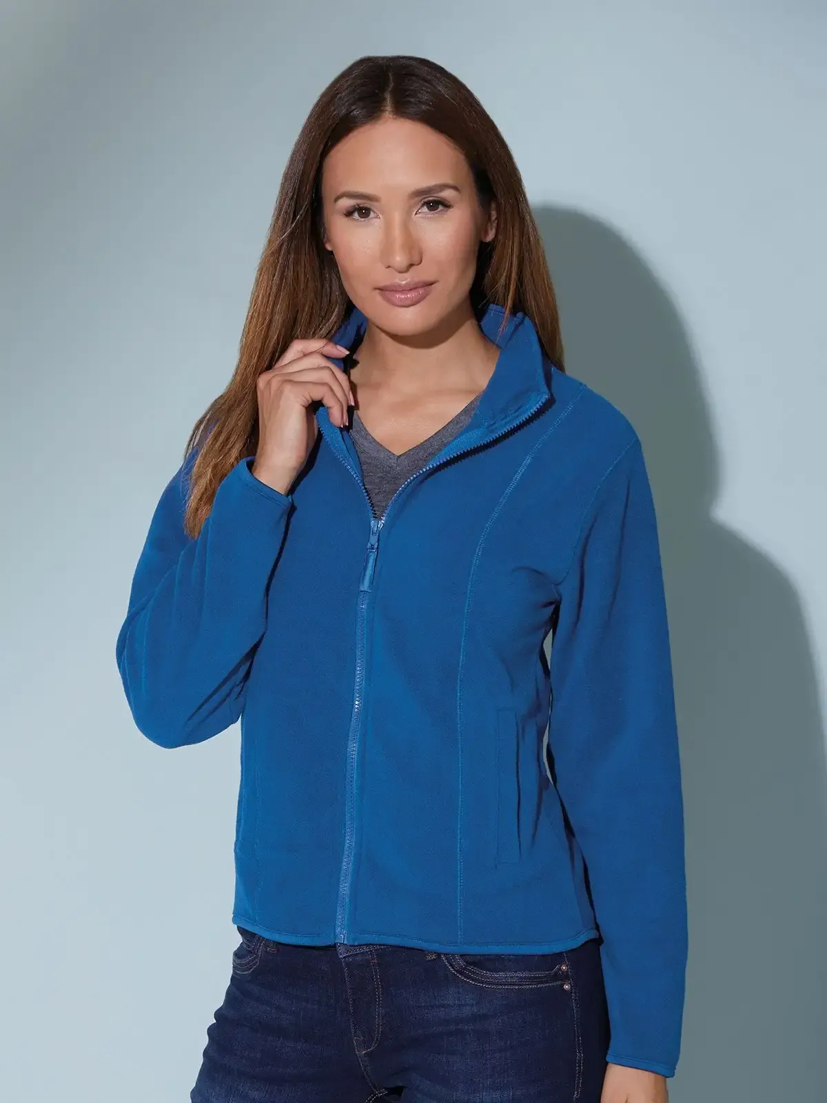 Giacca da donna leggera in microfleece anti pilling - James & Nicholson - JN049
