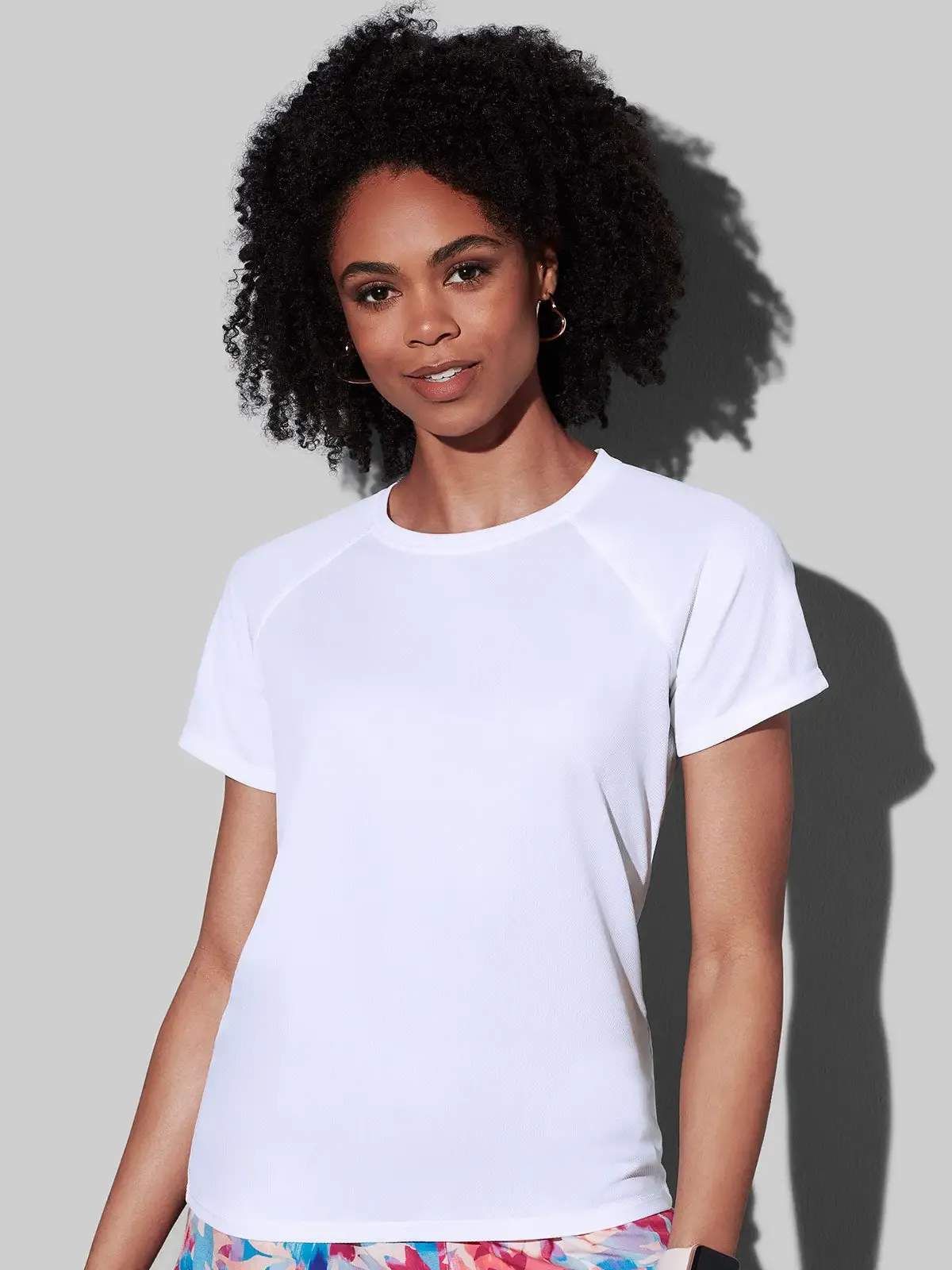 T-shirt a maniche corte raglan con parasudore in contrasto - Stedman - ST8500