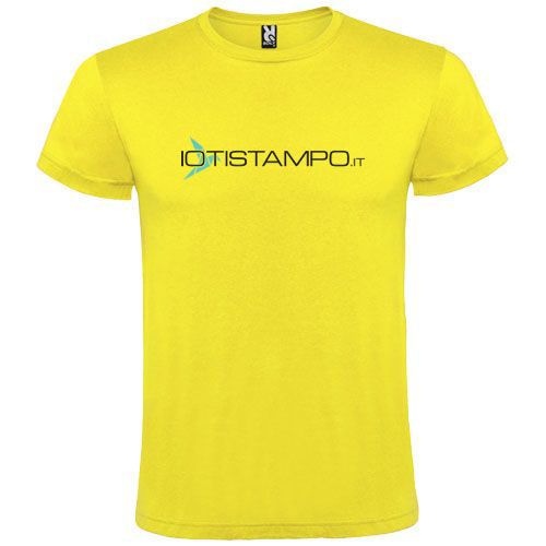 T-shirt Unisex Atomic a Maniche Corte Personalizzata Slim Fit in Cotone