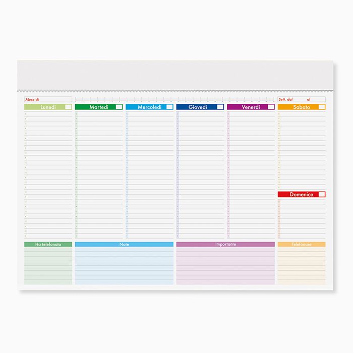 Planning multicolor - PA802