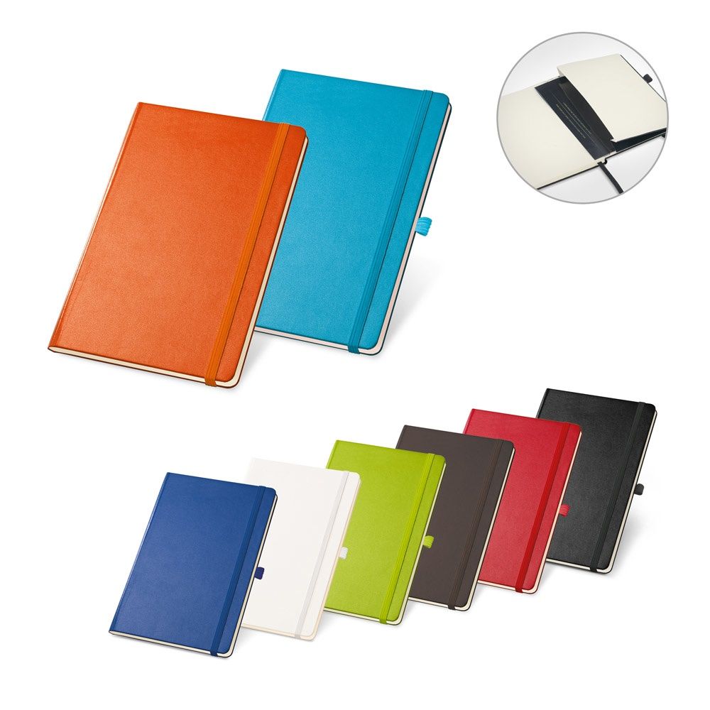 TWAIN. Block notes A5 con pagine a righe color avorio - 93494