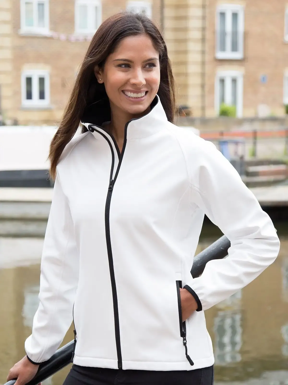Giacca in softshell da donna a due strati con interno in micropile - Result - RER231F