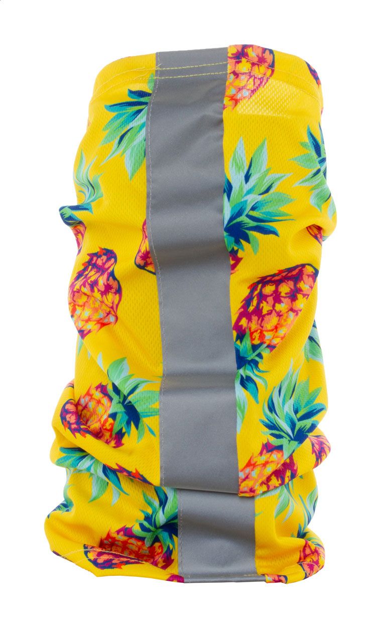 CreaScarf Reflect. Scaldacollo multifunzione personalizzabile con banda riflettente - AP716571