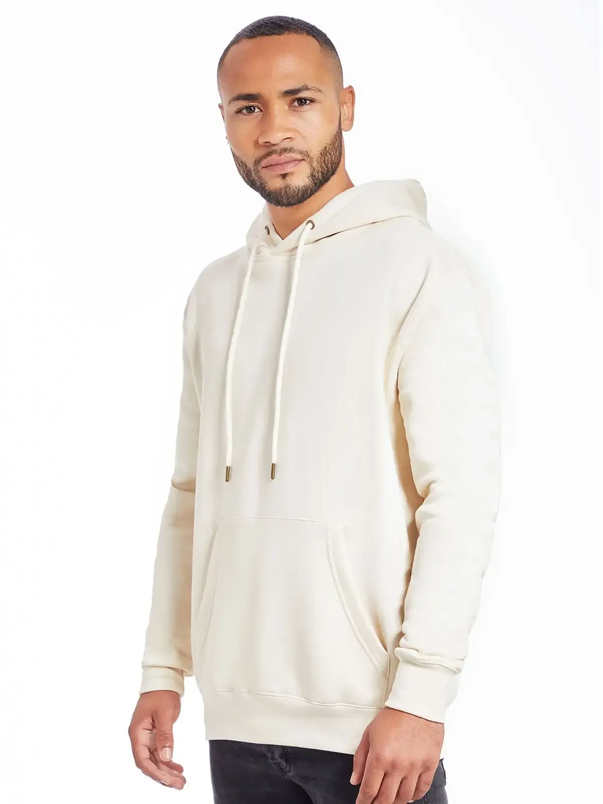 Felpa unisex con cappuccio a doppio strato e maniche set-in - Mantis - MAM04