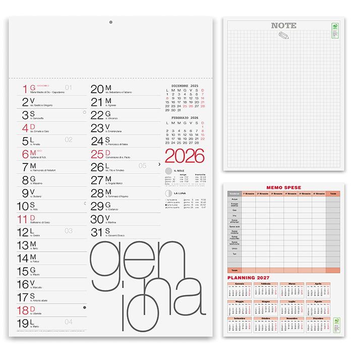 Calendario olandese Moderno - PA615