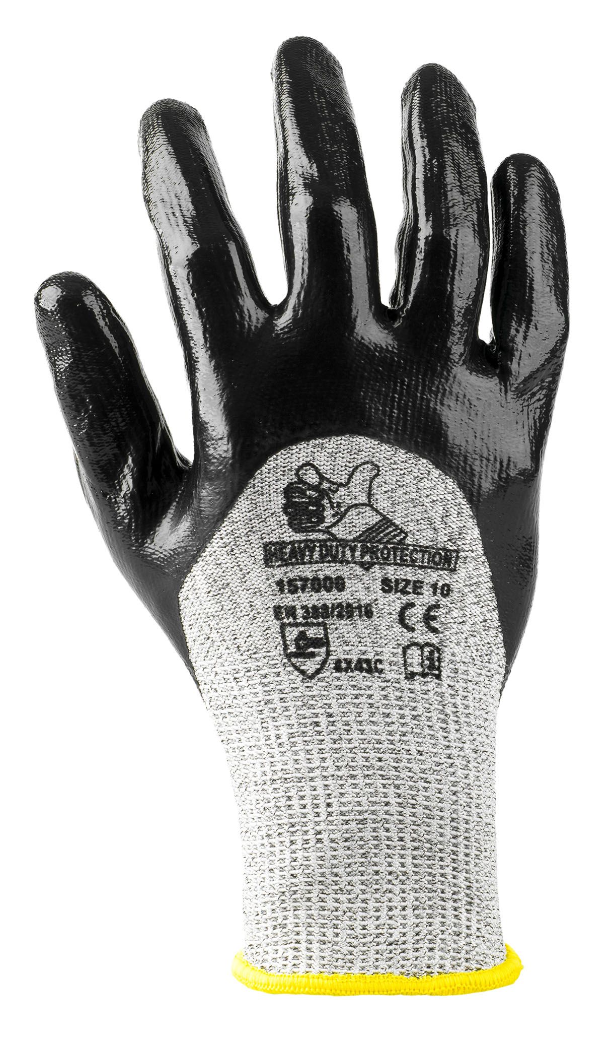 Guanto da lavoro antitaglio livello c spalmato 3/4 nitrile  - Heavy duty protection - 157000