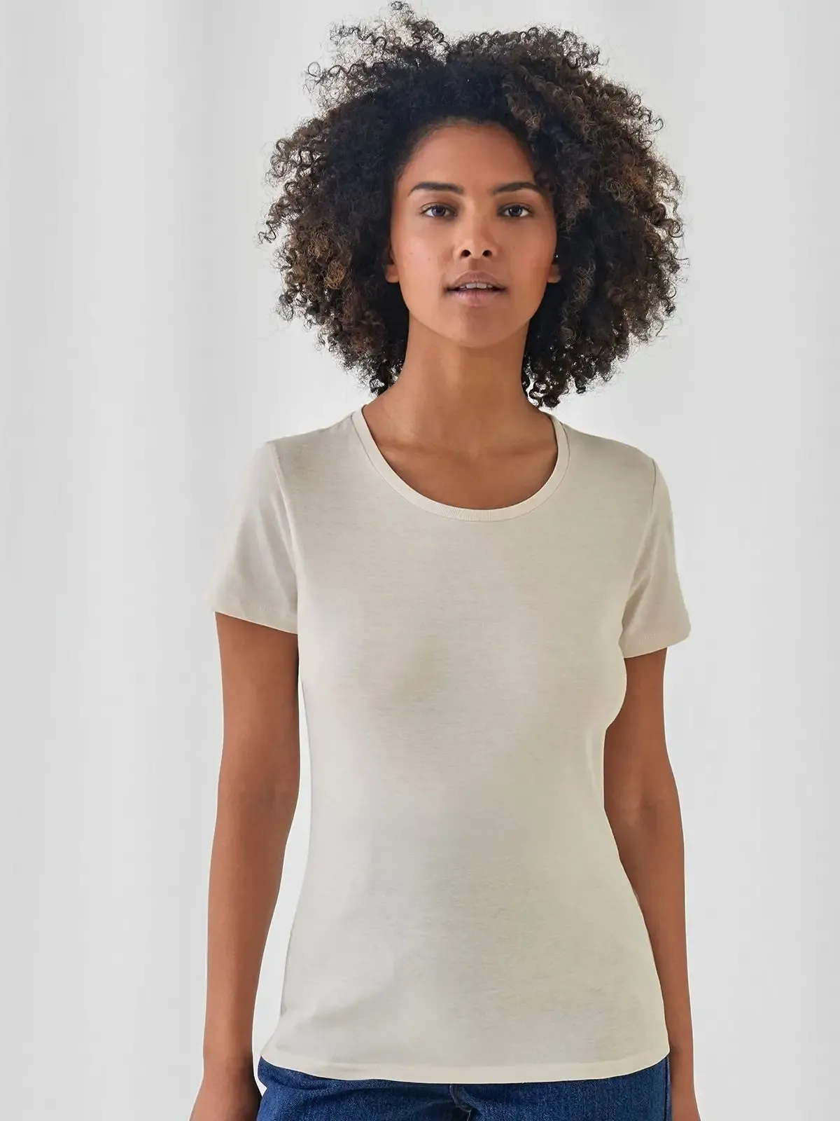 T shirt da donna a manica corta e girocollo sottile - B&C - BCTW02B