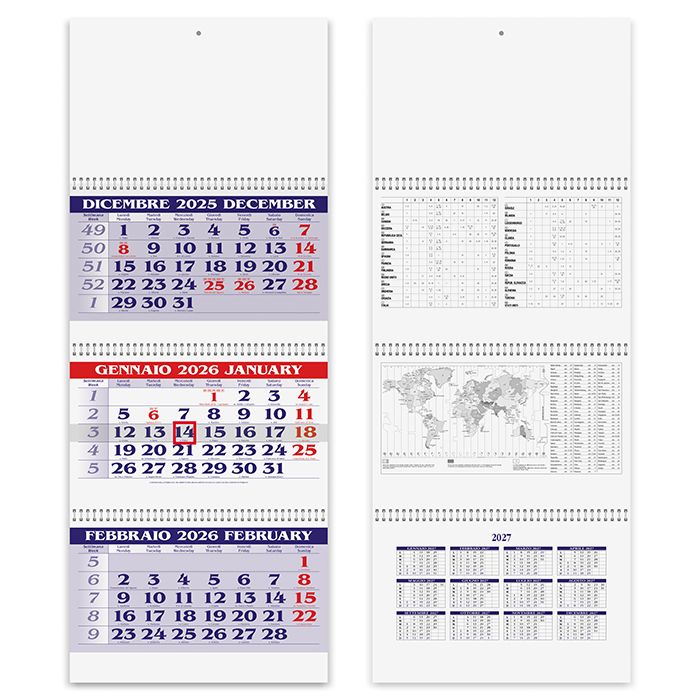 Calendario olandese Spiral plus - PA510