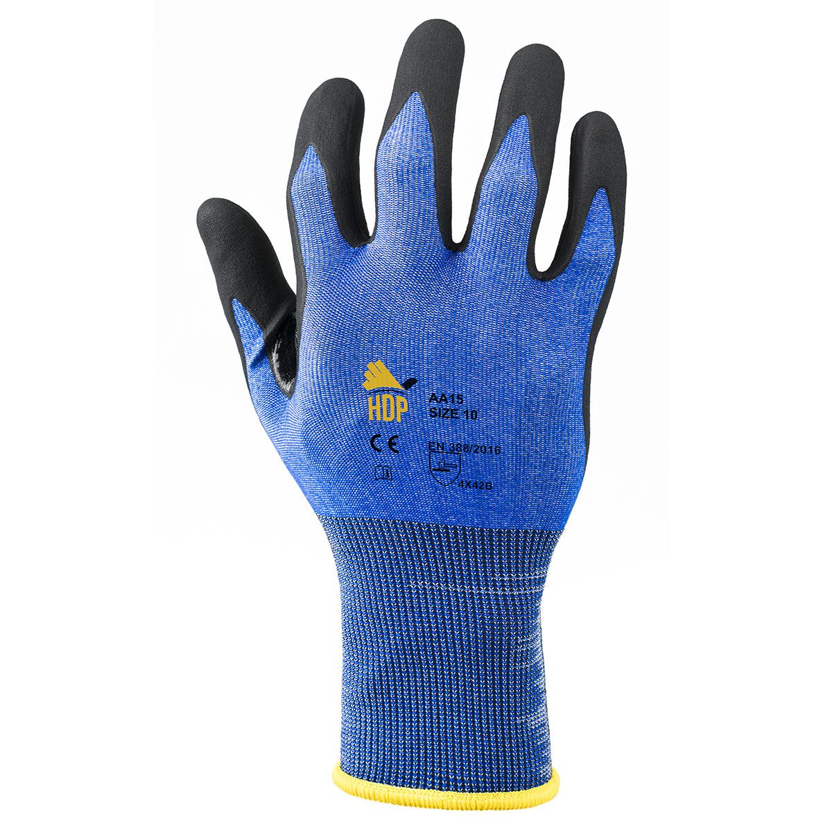 Guanto da lavoro antitaglio b 18g in nitrile  - Hdp - AA15
