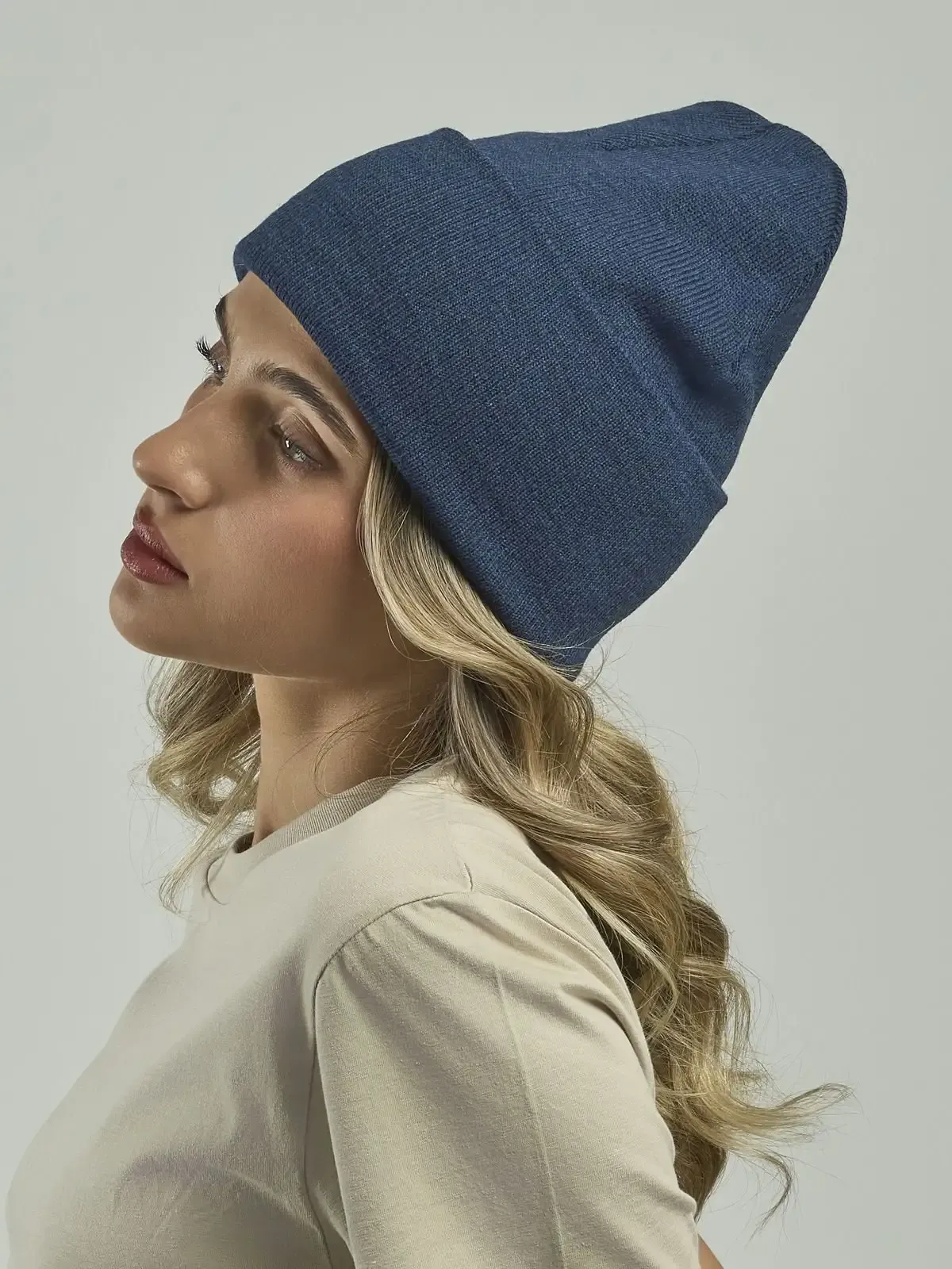 Berretto Pure in acrilico a doppio strato - Atlantis - ATPURB