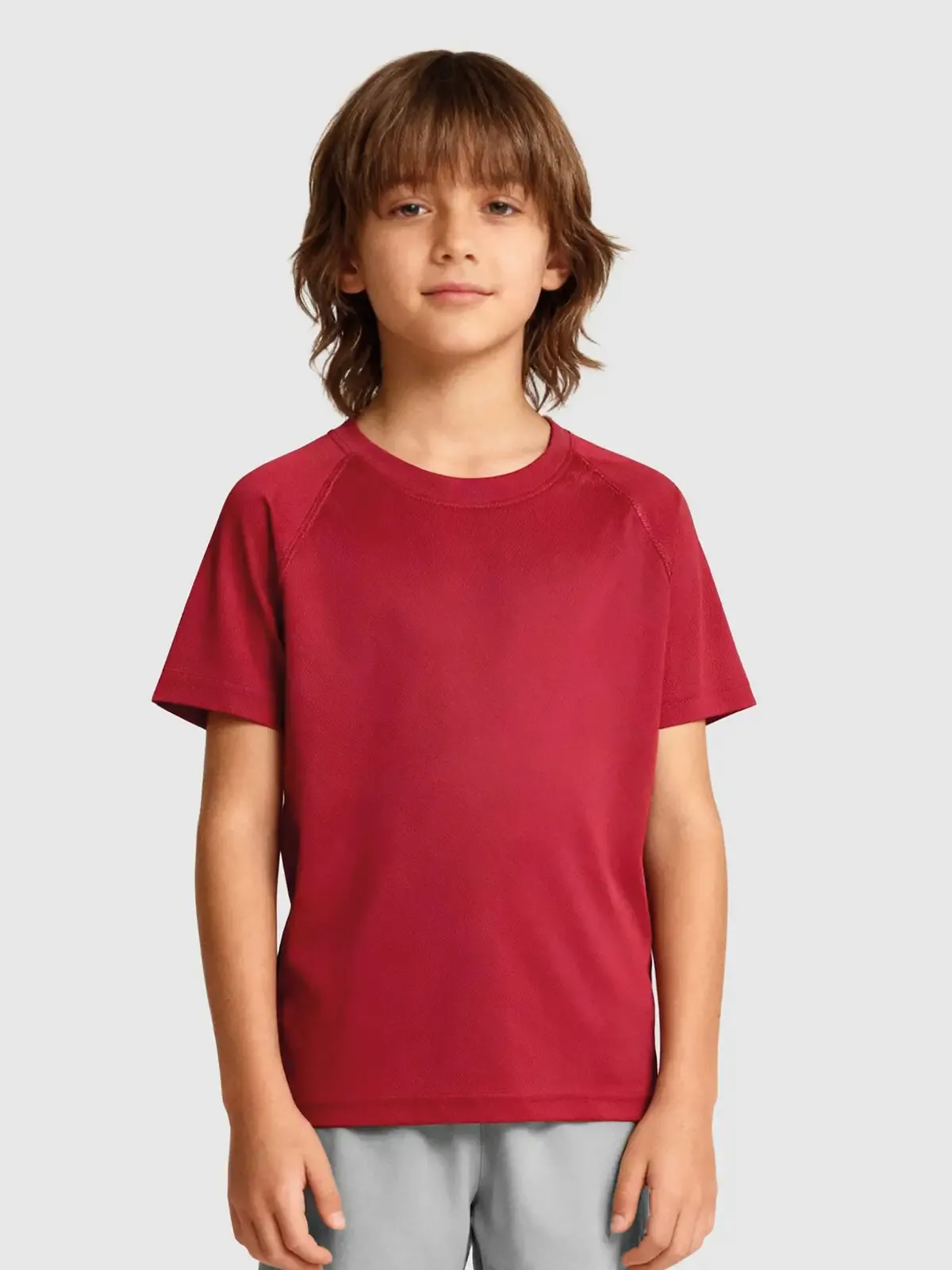 T-shirt da bambino a maniche corte raglan e cuciture flatlock - Sprintex - SPK100