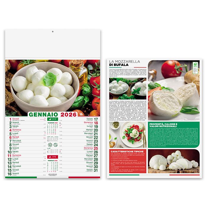 Calendario olandese illustrato Prodotti tipici - PA140