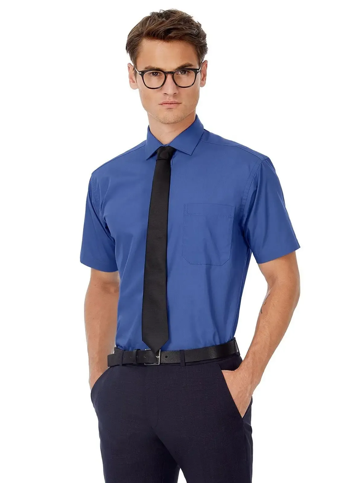 Camicia da uomo con colletto a bottone - B&C - BCSMP42