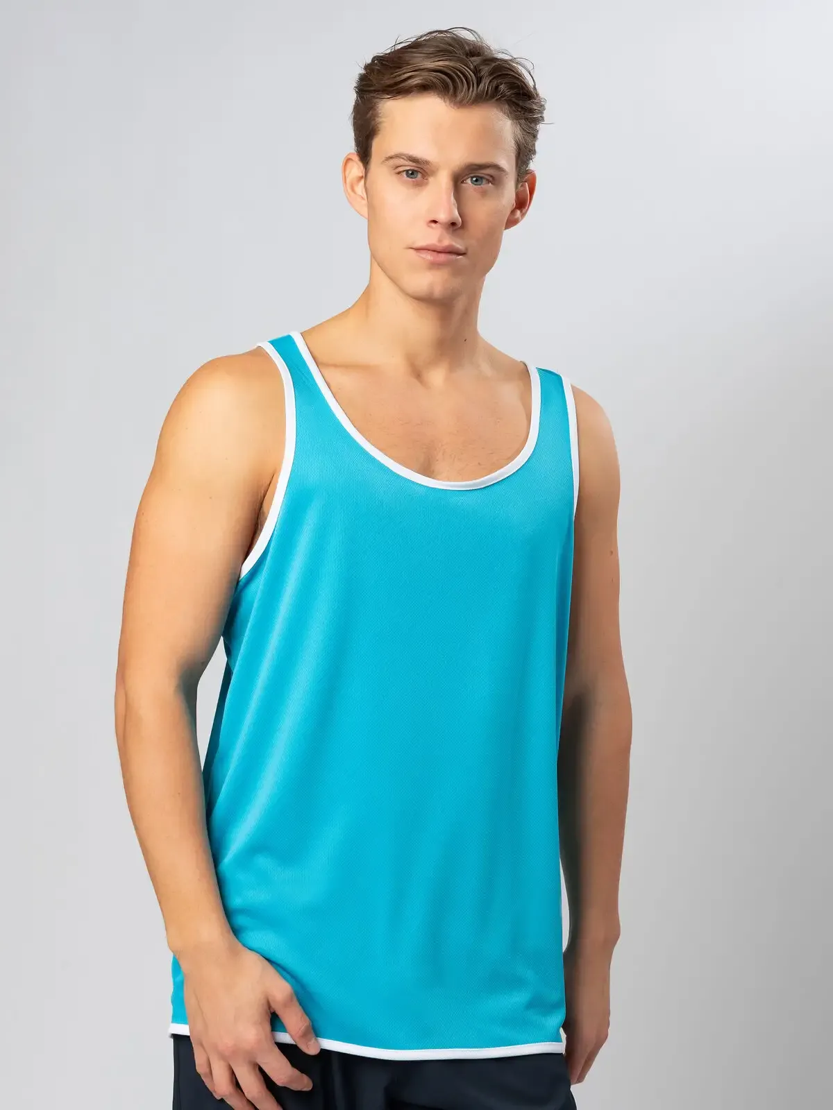 Canotta sportiva unisex con profondo girocollo - Sprintex - SP107