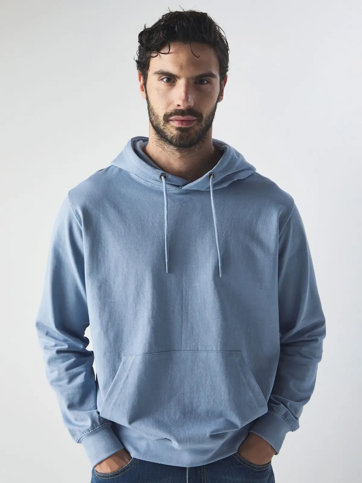 Felpa Jackson con cappuccio in french terry e cappuccio - Bs - BS303