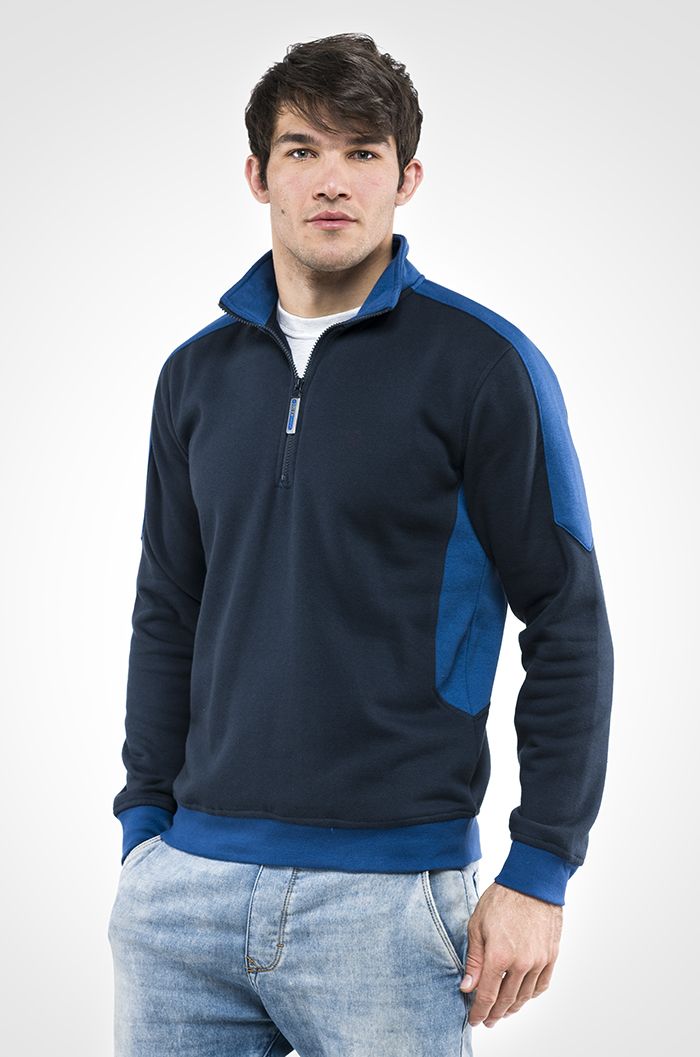 Felpa da lavoro Patch a mezza zip  - Sottozero - 50180