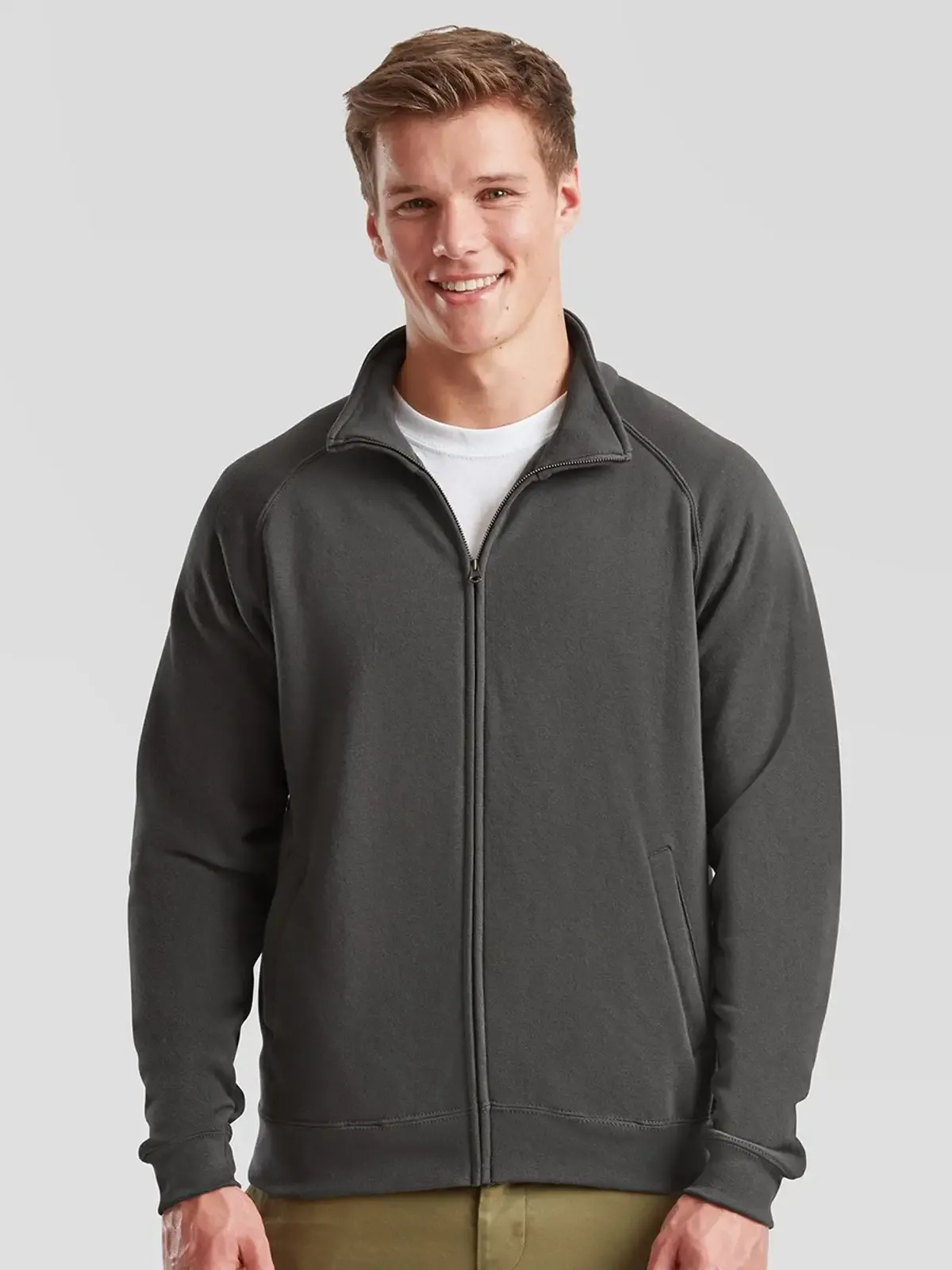 Felpa con maniche raglan e due tasche frontali - Fruit Of The Loom - FR622300