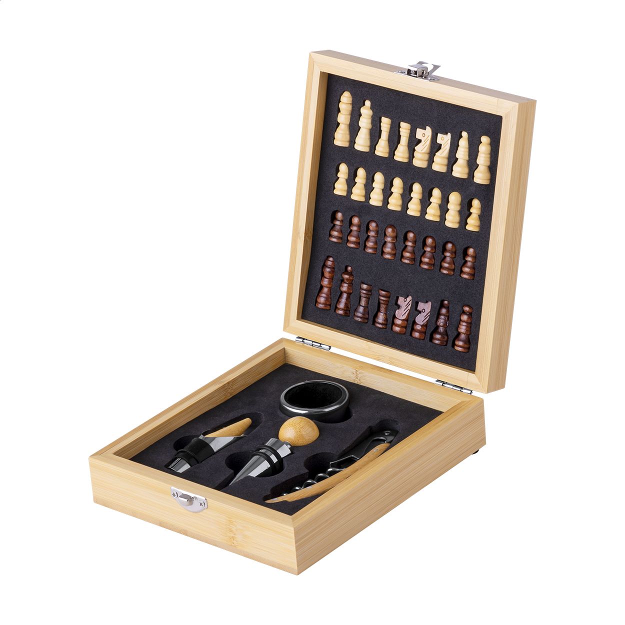 Kaspar. set da vino con scacchi - AP734196