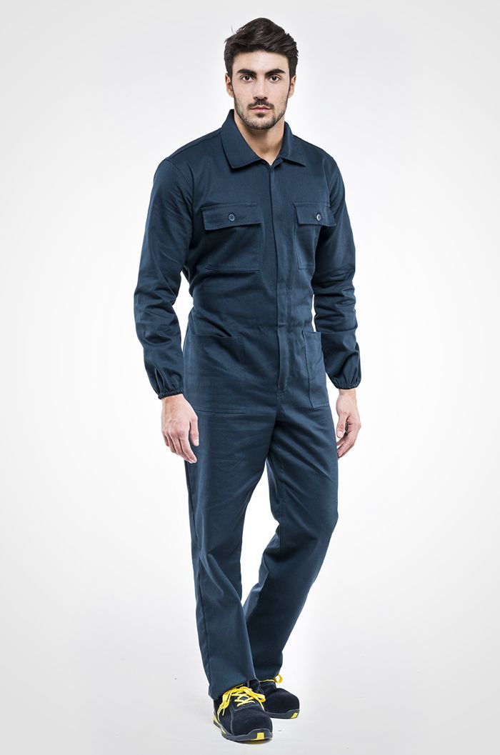 Tuta da lavoro Massaua in cotone con elastico  - Sottozero - 20010