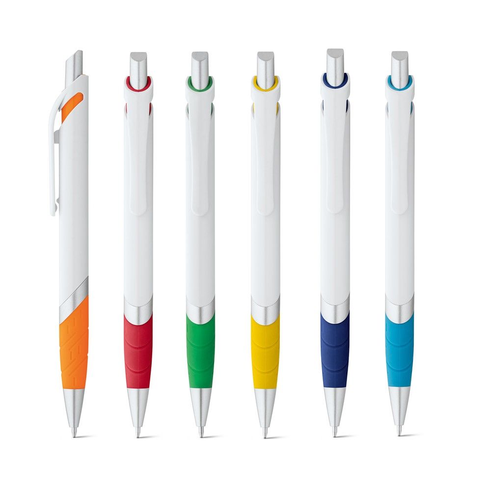 MOLLA. Penna a sfera in ABS con finitura antiscivolo - 81174