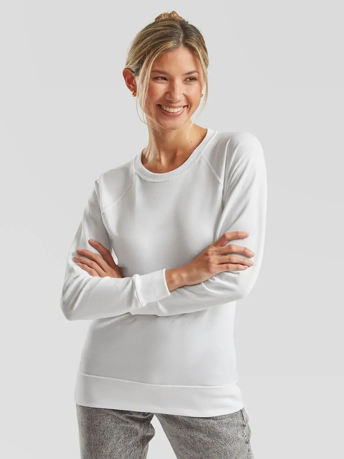 Felpa da donna leggera sgarzata - Fruit Of The Loom - FR621460