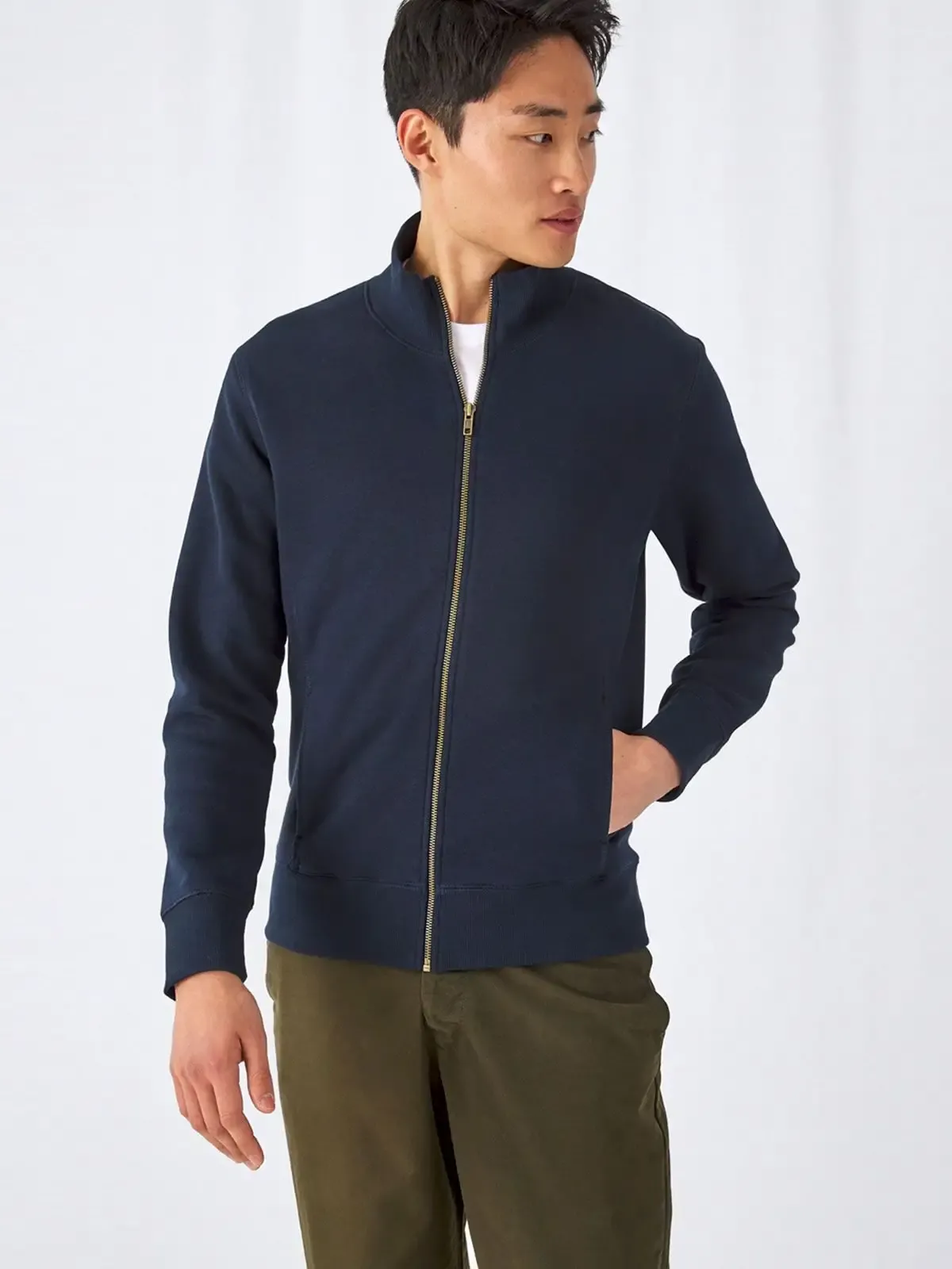 Felpa da uomo in poliestere e cotone - B&C - BCWM646