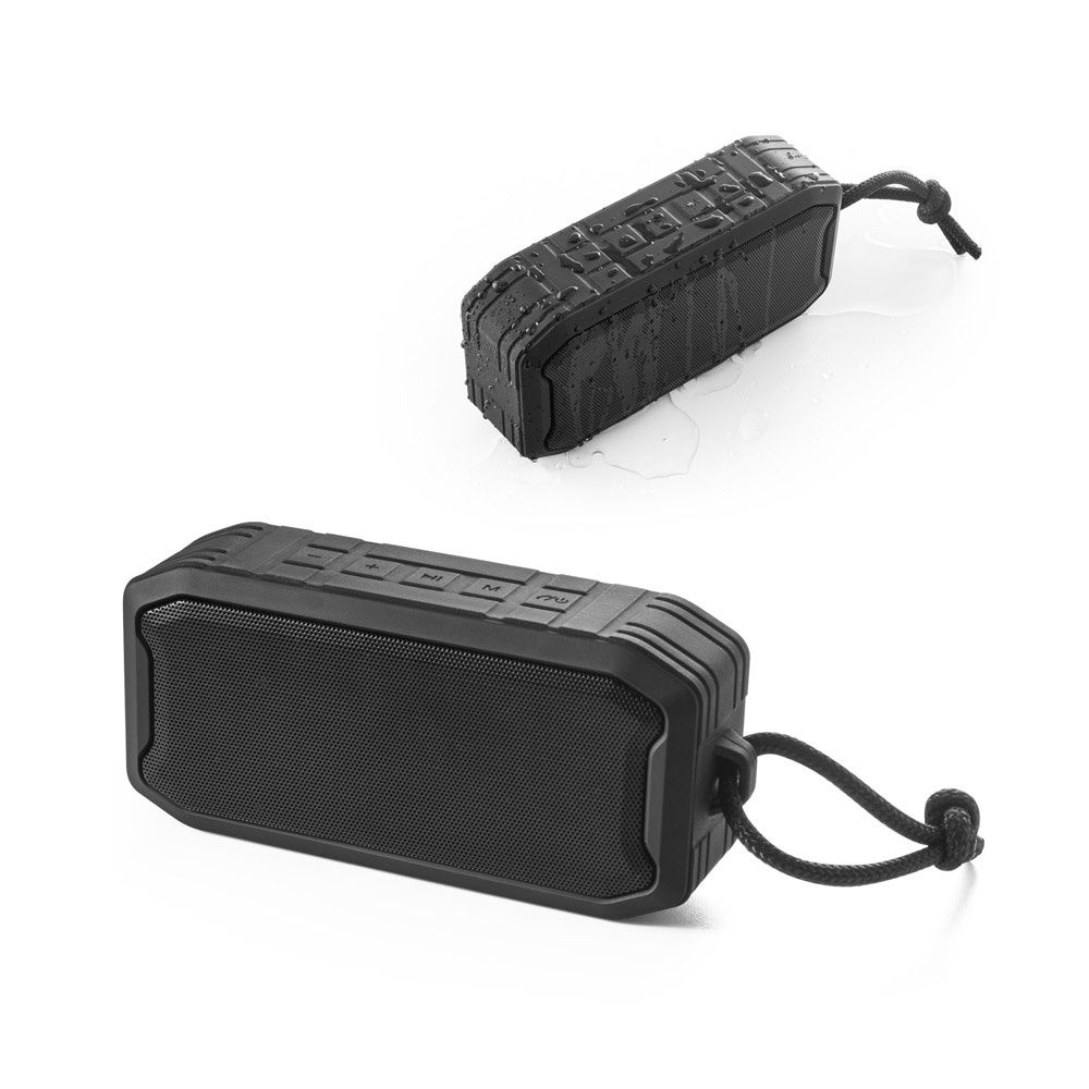 SHEERAN. Altoparlante portatile da 10W con grado di protezione IPX7 e durata della batteria di 9 ore su ABS riciclato - 97140