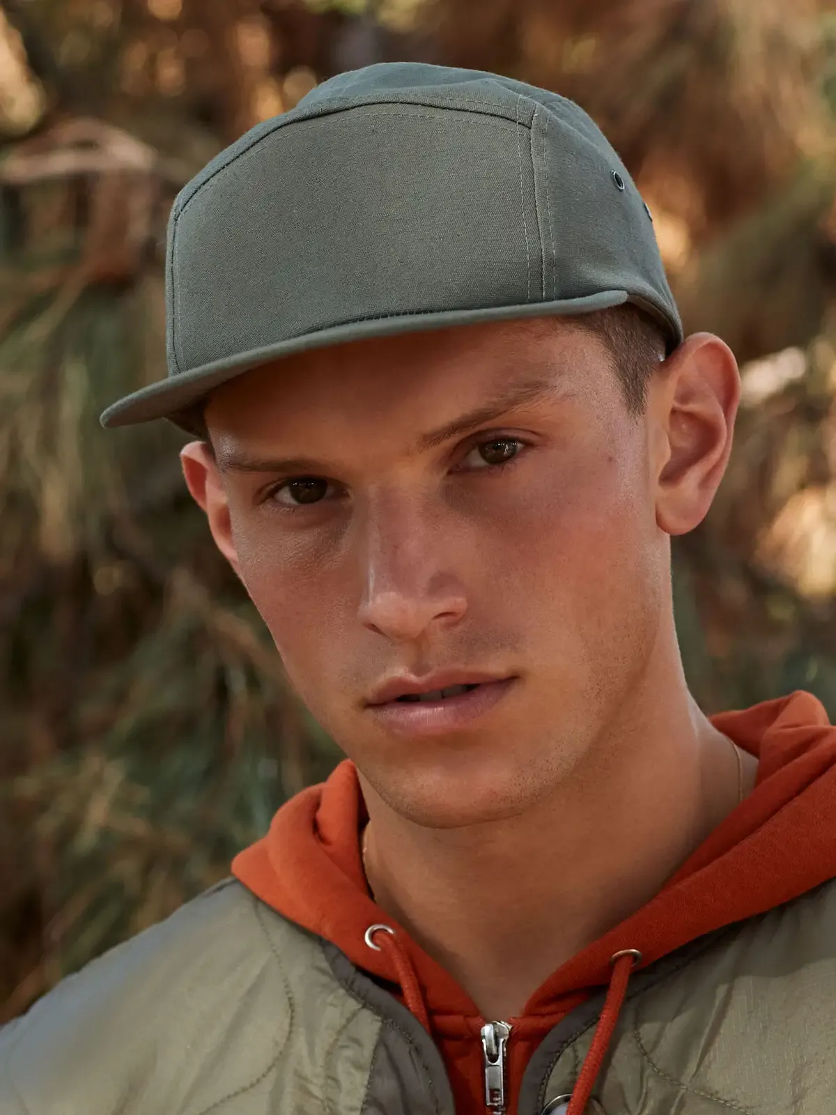 Cappellino Canvas 5 a 5 pannelli con visiera piatta - Beechfield - B654