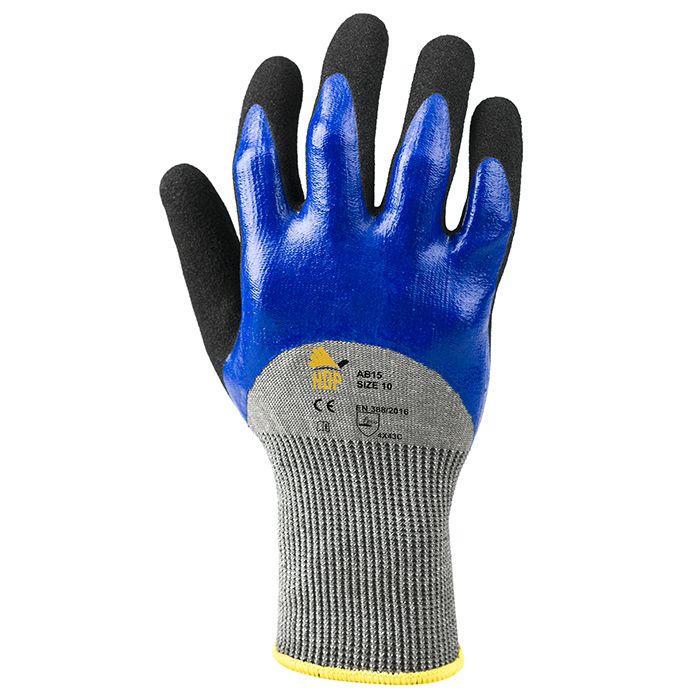 Guanto da lavoro antitaglio c 15g in nitrile  - Hdp - AB15