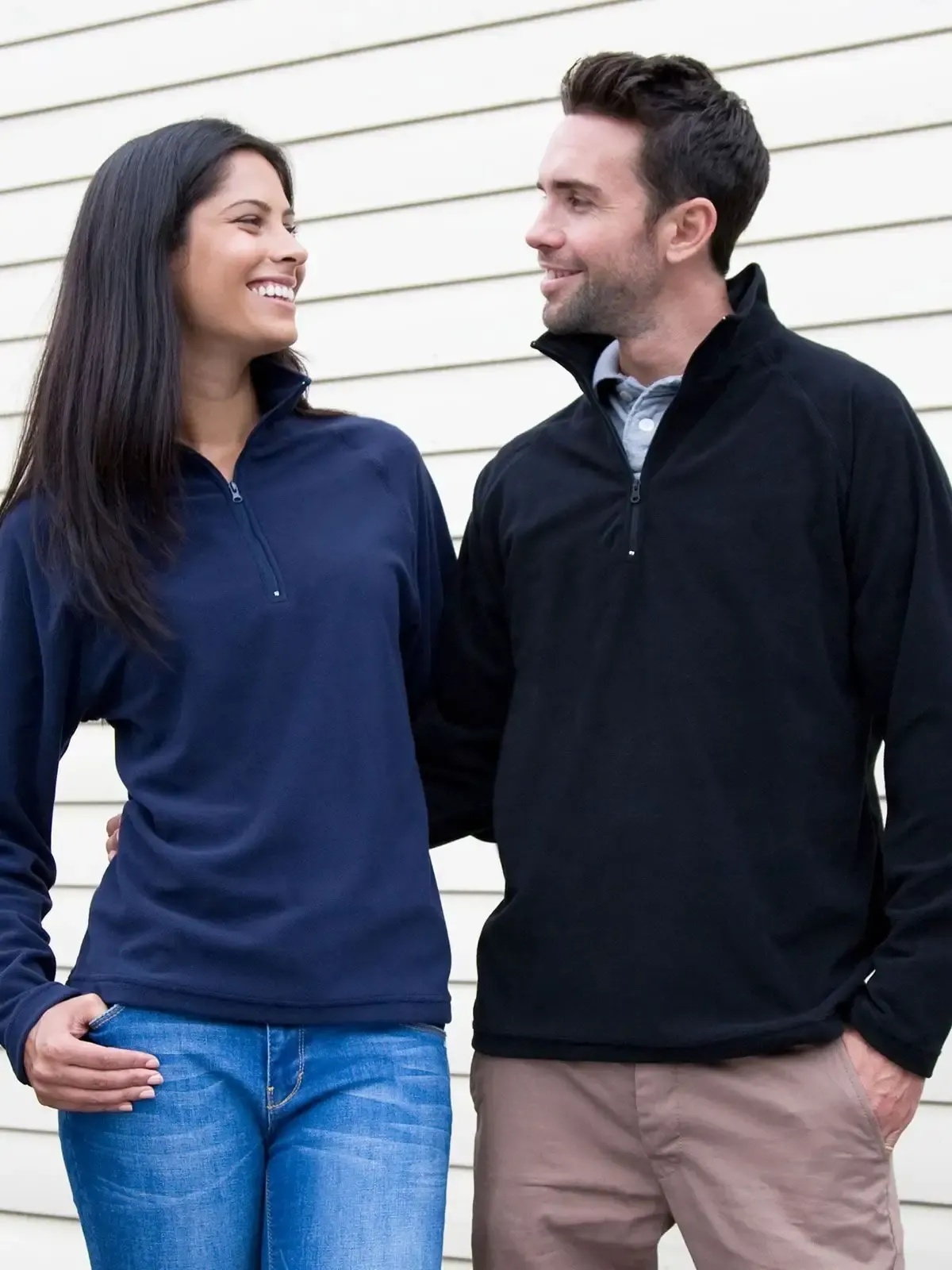 Pile termico a mezza zip con maniche lunghe e orlo a doppio ago - Result - RER112X