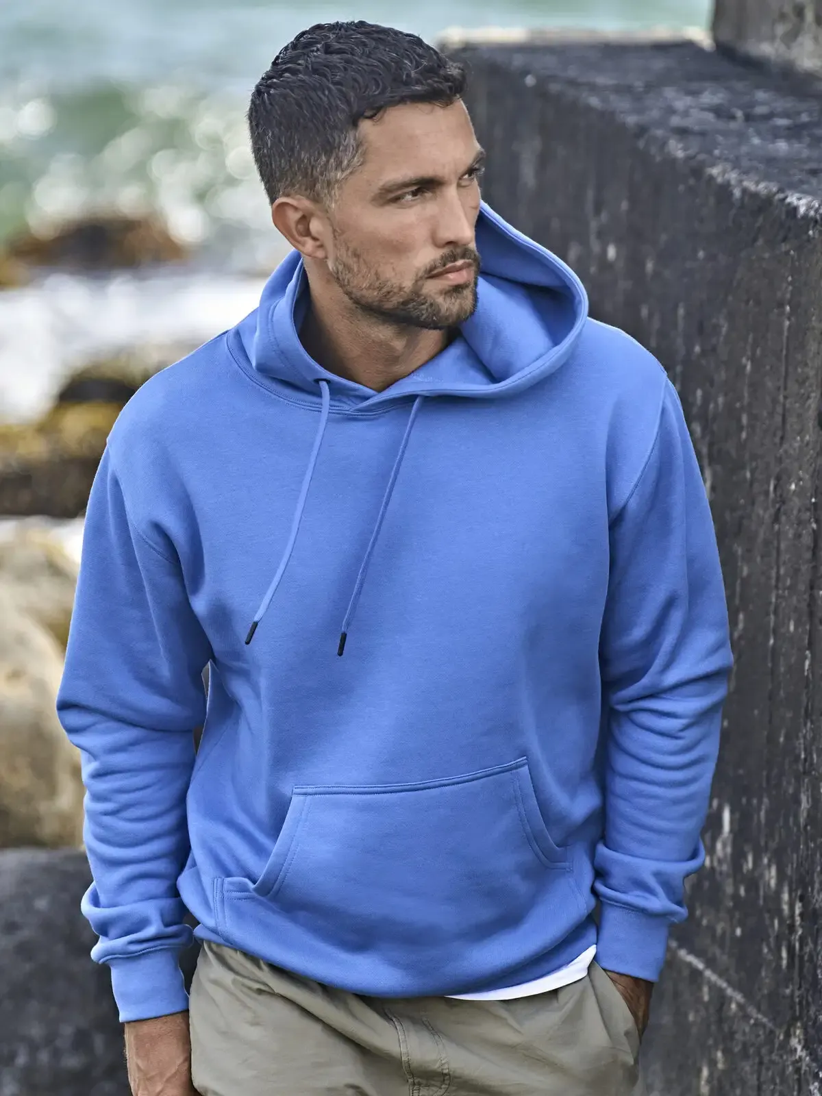 Felpa con cappuccio e ampia tasca a canguro - Tee Jays - TJ5430