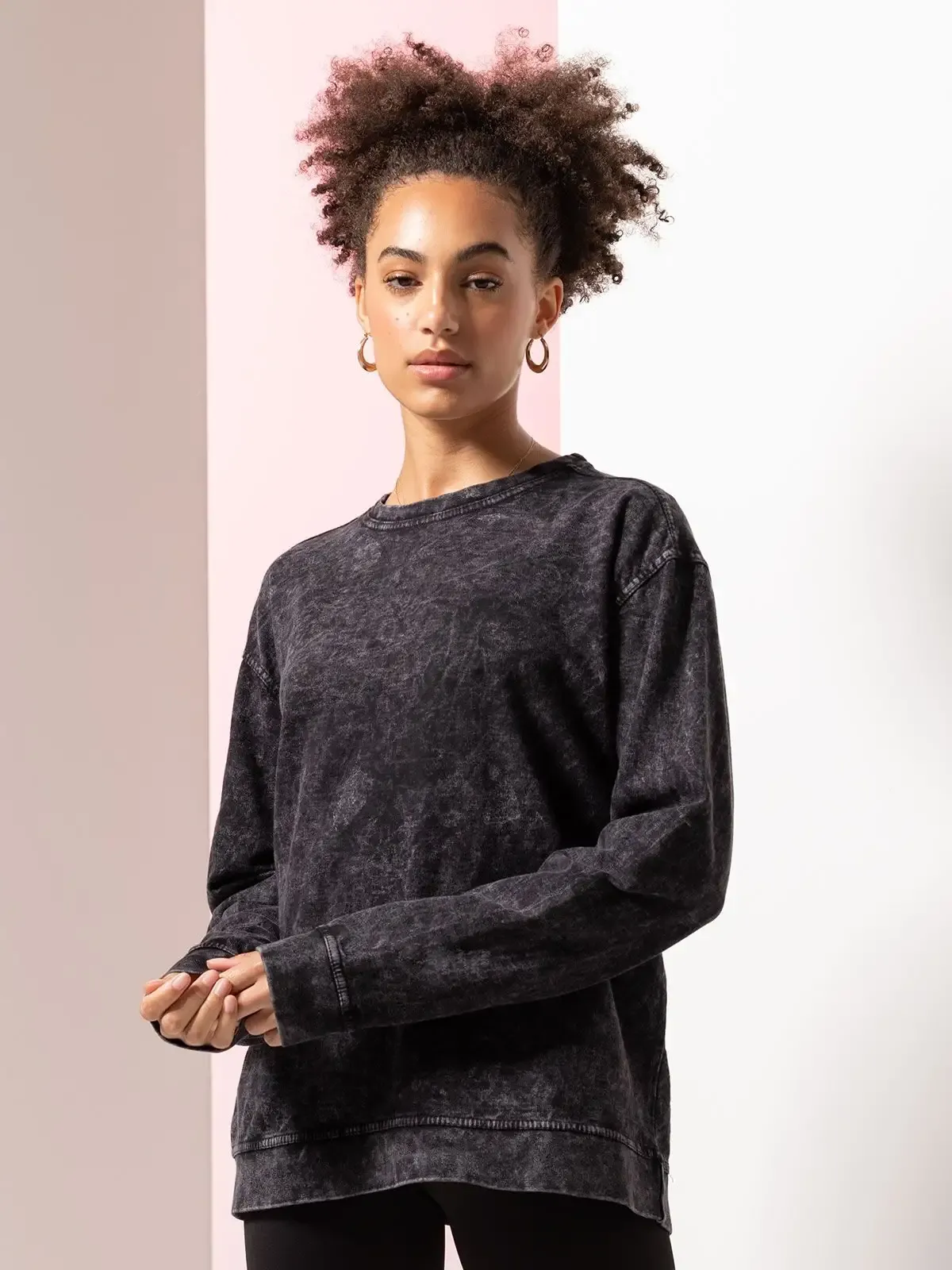 Felpa Tour unisex con maniche raglan e sgarzata - Skinnifit - SKSF520