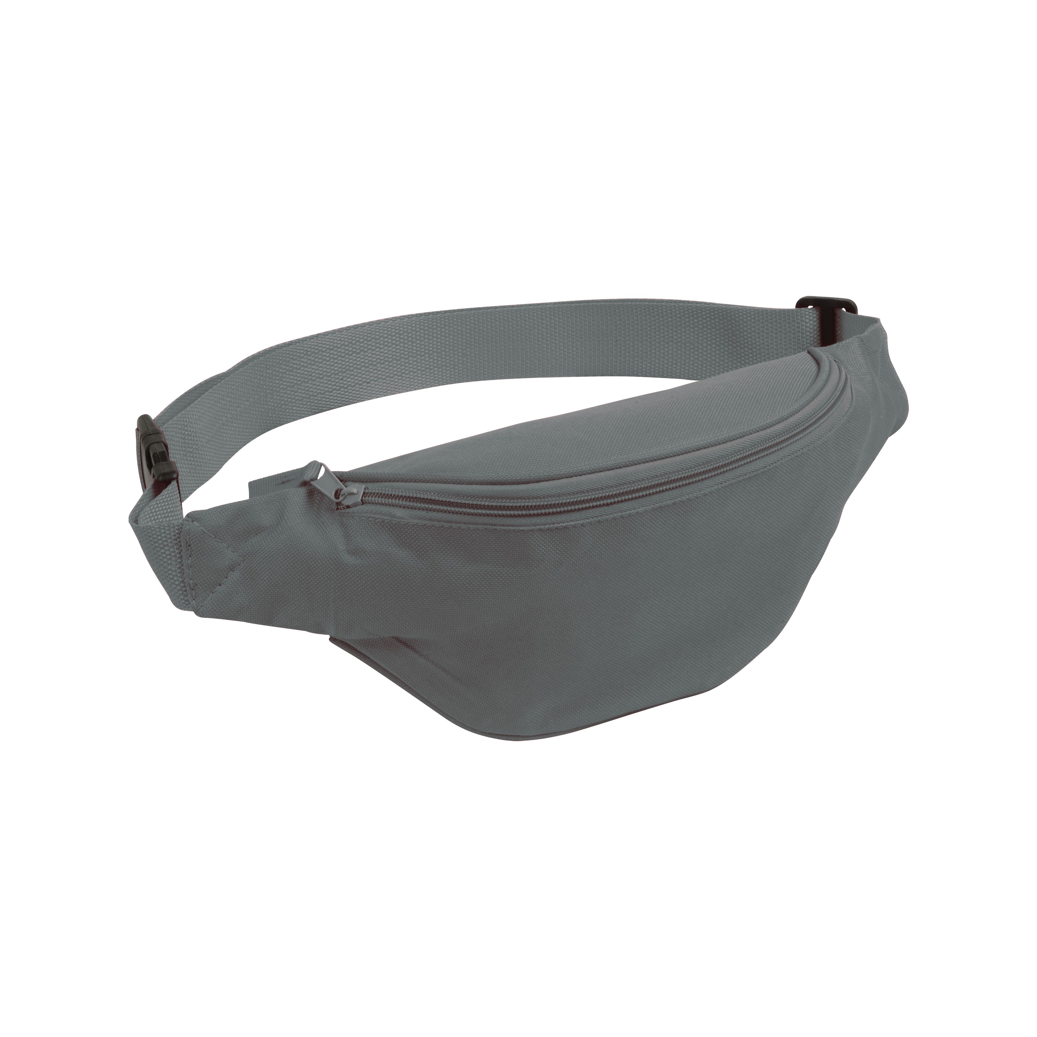 Marsupio in Poliestere 600D con 1 tasca, cintura regolabile con chiusura a clip - 19106