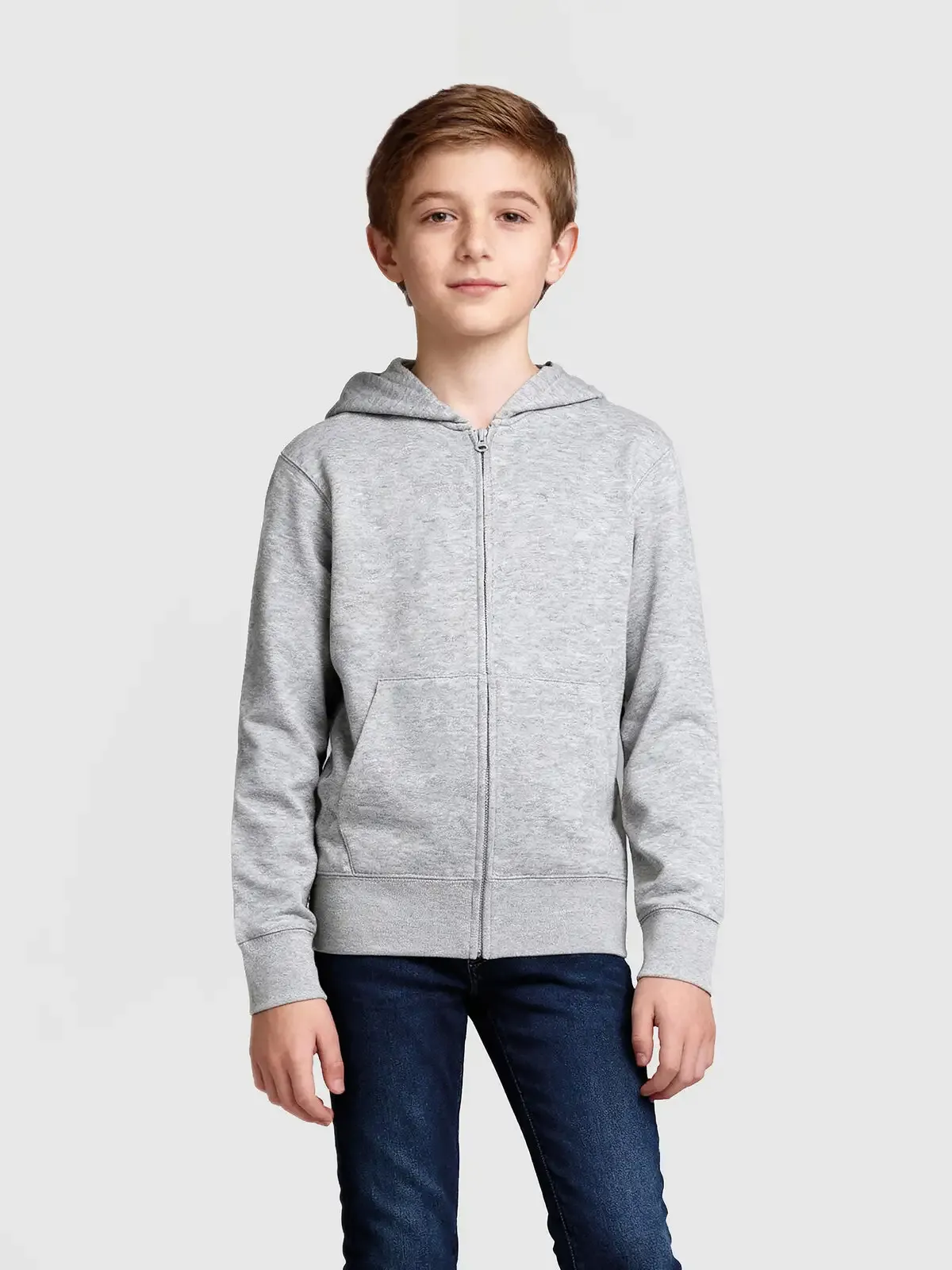 Felpa da bambino Vega con cappuccio a doppio strato - Bs - BSK333