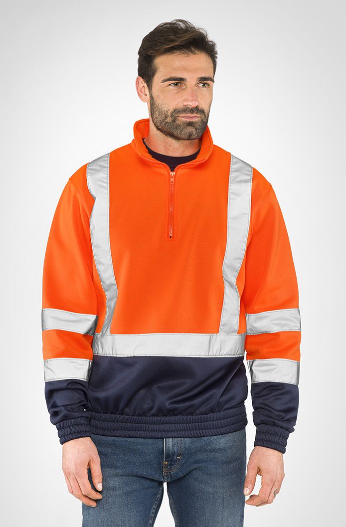 Felpa da lavoro Smash ad alta visibilità  - Sottozero - 7880