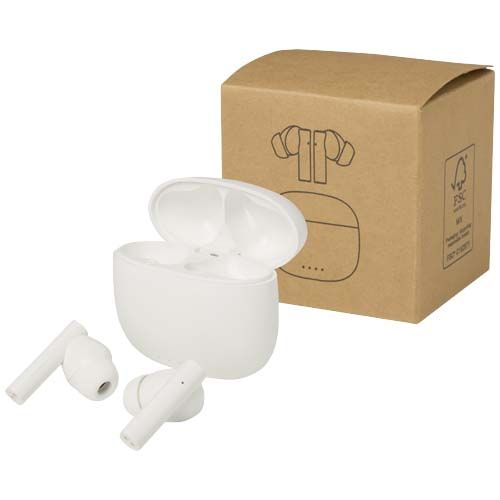 Cuffie Bluetooth® True Wireless in plastica riciclata con inserti auricolari in silicone Alterf - 124482